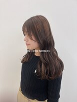 ビーヒアナウ N゜03 金沢駅西店(BE HERE NOW) 【韓国ヘア/レイヤーカット/アッシュベージュ】