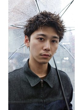 アンサー 渋谷(ANSWER) スパイキーショートスパイキーパーマルーズパーマ刈り上げ