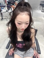 ペレ 梅田(PELE) ホワイトグレージュ/デジタルパーマ/チェリーブラウン/梅田