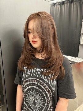 ペレ アネックス 大阪梅田茶屋町店(PELE ANNEX) ホワイトグレージュ/デジタルパーマ/フェザーパーマ/梅田