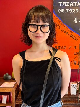 オアズヘアービィグラッド(ORe'S HAIR BE GLaD) ボブパーマ