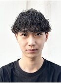 メンズマッシュパーマ波巻ツイストスパイラルパーマ札幌大通
