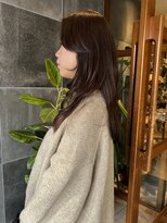 美容室 アイディー i-dee&nbsp;ロングレイヤー×グレージュ