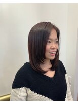 ナーチュア バイ リルトラッド(Nuture by Lilt lad)&nbsp;顔周りレイヤー＋ピンクブラウン