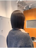 《wakana》ぱつっとラインが可愛い切りっぱなしボブ♪