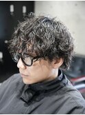 MEN'S/シャドウパーマ/ニュアンスパーマ/ピンパーマ/大人ヘア
