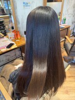 ヘアーショップ エヌアンドエー 越谷店(hair shop N&A)&nbsp;艶髪×ストレート×ロング  20代30代40代