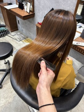 ロンドカスティーヨ 四日市(Lond castillo) 【松田】シルキーエステ×ブリーチ無しダブルカラー