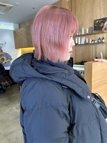 パークホワイト 代官山(PARK White)&nbsp;ボブレイヤーケアブリーチピンクカラー