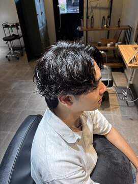 ハイプ 木更津(HYPE) 【シャドウパーマ】刈り上げセンターパート/木更津