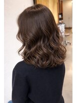 TMJ&nbsp;熊本/韓国ミディアム×コテ巻きパーマ×レイヤーカット