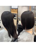 ヘアサロン ドットプラス 町田店(dot. plus) ぱっつんボブ/ばっさりボブ/縮毛矯正ボブ/ボブ/町田/町田駅
