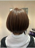 前下がりショート グラデーションボブ