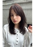 大人可愛い簡単スタイリングレイヤーハッシュカット表参道