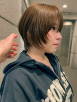 ダブ アオヤマ(DaB AOYAMA) パーマ落とし ショートボブ 酸性ストレート くびれショート