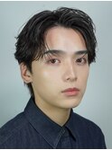 渋谷メンズパーマフェザーパーマシャドウパーマセンターパート