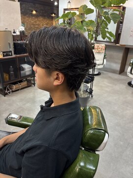 オールマンバーバーショップ 流山おおたかの森(Allman Barbershop) ニュアンスパーマ/ニュアンスウルフ/スペインカール/流山/柏