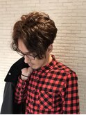 ツーブロックナチュラルショート