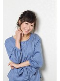大人なルーズアップヘア