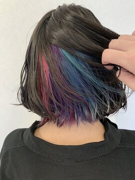 ヘアーサロン リアン 熊谷2号店(hair salon Rien) インナーユニコーンカラー