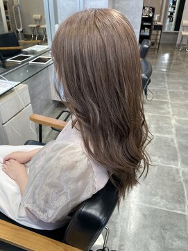 キャラ シャローネ 池袋(Chara Chalone) ブリーチ1回でつくるウォームベージュ【池袋/髪質改善】