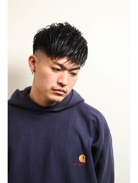 レンゲン(LENGEN) 七三オールバックかき上げヘアコンマヘア９５