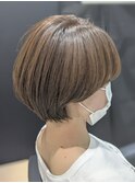 一番人気×マッシュショート×秋冬スタイル