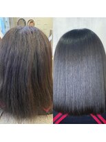 アンフィシュピトロワ(AnFye spi tlow)&nbsp;ジュエリーシステム×LULUトリートメント×縮毛矯正で艶髪♪