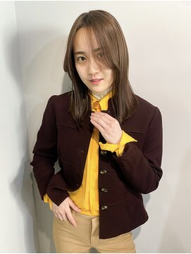 ハル ヘアスタジオ(haRu hair studio) 春先取り◎透けるベージュブラウン