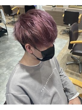 ヘアーズファイン(hair's fine) 男のラベンダーピンク