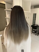 ヘアメイク ルエル(Hair Make Ruelle) エアタッチバレイヤージュ×スモーキーベージュ