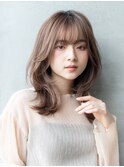 レイヤーカットくびれ似合わせカットイメチェンワイドバング
