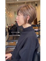 ホヌン 茅ヶ崎(Honnun)&nbsp;マイナス5歳カラーでお洒落な大人ショートヘア/茅ヶ崎