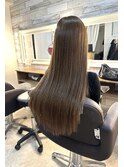 ツヤ髪ストレートでロングに変身(*^^*)