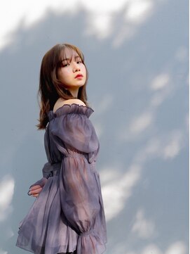 シュシュ 宜野湾店(chou chou) 切りっぱなしボブエアリーロング美髪ピンクブラウン浦添宜野湾