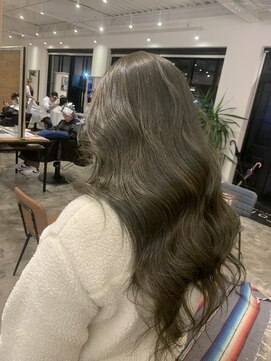 プティパ 水戸内原店(petit-pas) ◎ブリーチなしWカラーオリーブベージュ◎