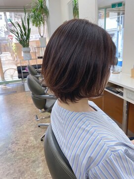 ヘアアートヒサ(HAIR ART hisa) ｢RYOKO｣304050代 大人ショートボブ