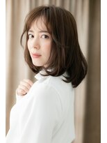 モッズヘア 越谷(mod's hair) ヘルシースタイル前下がりワンカールセミディY越谷20代30代40代