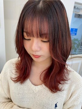 エマ(EMMA) ミディアムウルフレイヤー×インナーカラー