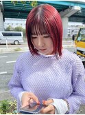 髪質改善/レッドカラー/ダブルカラー/髪質改善