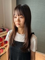 アム(amu)&nbsp;レイヤーカット/くびれヘア/くびれロング/ハッシュカット