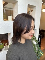 リンダ Linda&nbsp;外ハネボブ　ボルドーブラウンカラー