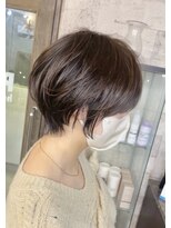 プラグ ヘアーデザイン 大名店(PLUG hair design)&nbsp;ショートボブ/ショートヘア/脱白髪染め/白髪ぼかし/髪質改善