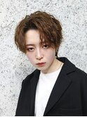 熊本MEN'S HAIR 波巻きスパイラル センターパート