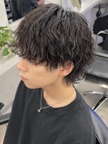 ネクスト 渋谷(NEXT) ウルフ/アッシュブラック/カルマパーマ/ベリー/ウルフ