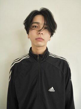 ケシキ 佐賀(keshiki) メンズ/毛流れパーマ/ミディアム/パーマスタイル