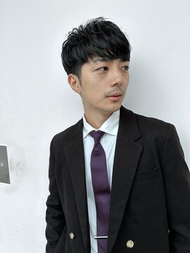 ロンドアベニール 北千住(Lond avenir) スパイキーショートニュアンスパーマスペインカールメンズ北千住