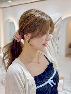 ジーナ 札幌(Zina) 髪質改善*丸顔似合わせ顔まわりカット*美髪【Zina札幌】