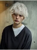 ブリーチ/スペインカール/スパイキーショート/ブルーブラック