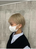 イメチェン/レッドブラウン/フルバング/似合わせカット/海老名駅